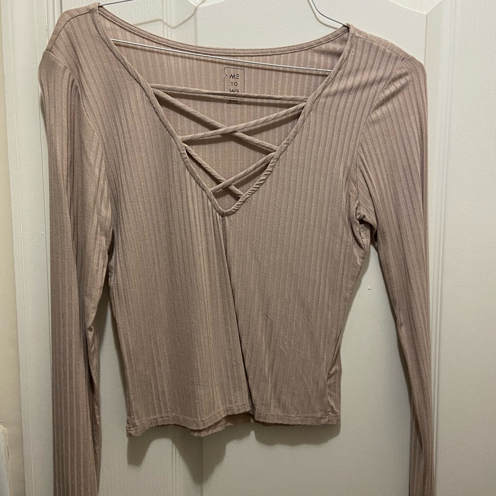 Knit Crop Longsleeve